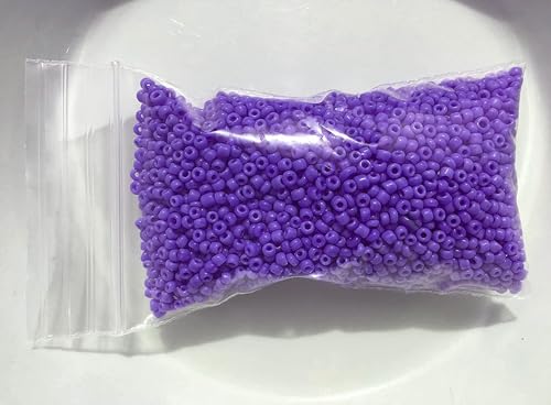 Seed Beads Size:11/0 50 gr / 1.76 oz (Light Purple Opaque) - color: Light Purple Opaque