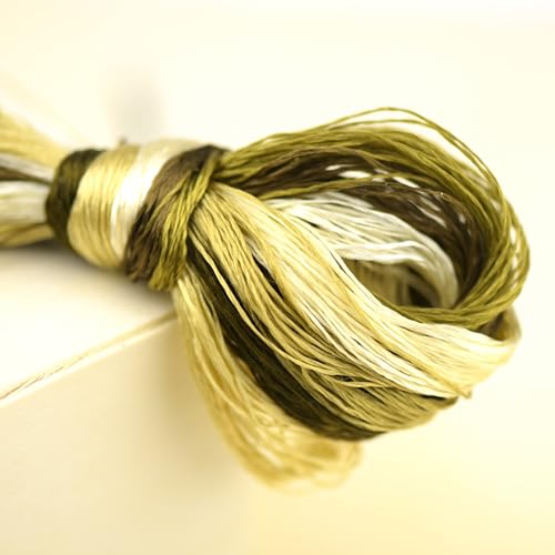 Mulberry Silk Floss Embroidery Thread Floss-Cross Stitch Threads China Silk Woven Jewelry Threads DIY Sewing Kits (18) - color: 18