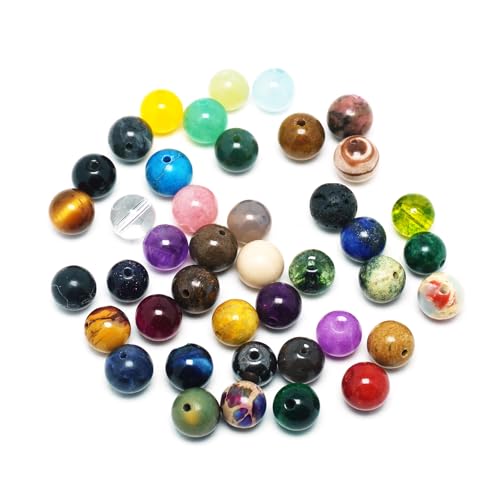 Natural Stone Beads - African Blood Jasper Round Beads (59-62pcs, 6mm) - color: African Blood, size: 6mm