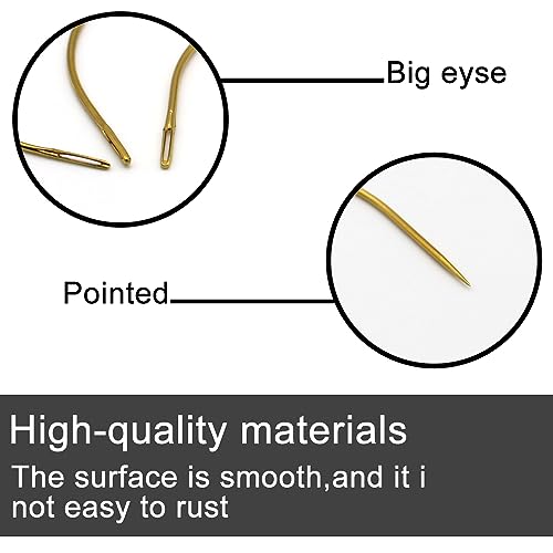 Hair Extension Tool Kit Microlink Pliers with Anti-slip Handle Hair Extension Beading Tool Hair Needle Pulling Hook Hair Styling Bead Closer and Remover Pliers - color: 2 Gold