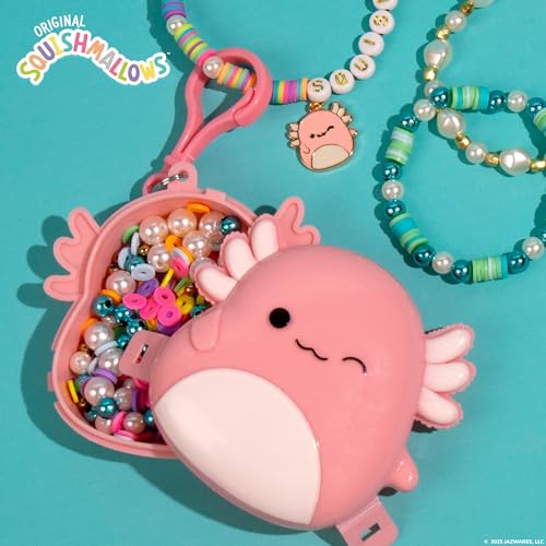 Original Squishmallows Archie The Axolotl Bracelet Kit, Friendship Bracelet Kit, Charm Bracelet Making Kit, Gifts for Girls, Squishmallows for Boys, Craft Kits - style: Archie the Axolotyl