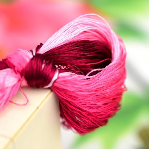 Mulberry Silk Floss Embroidery Thread Floss-Cross Stitch Threads China Silk Woven Jewelry Threads DIY Kits (09) - color: 09