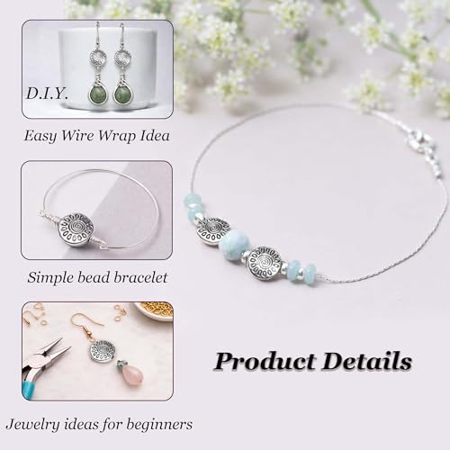 Tibetan Silver Spacer Beads 10mm Flat Round – 67pcs Metal Spacer Beads for Jewelry Making, Bracelets, Necklaces & Earrings DIY Supplies, Antique Silver Zinc Alloy - color: Silver Round