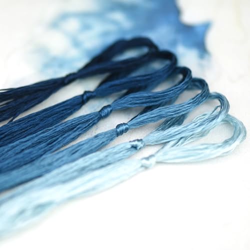 Mulberry Silk Floss Embroidery Thread Floss-Cross Stitch Threads China Silk Woven Jewelry Threads DIY Sewing Kits (118) - color: 118