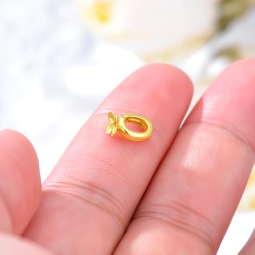14K Yellow Gold Jewelry Clasp Necklace Extender Clasp Bracelet Extension Connector for DIY Necklace Bracelet Anklet Jewelry Making, 14K Gold Clasp for DIY Jewelry Making (Style 11) - style: Style 11