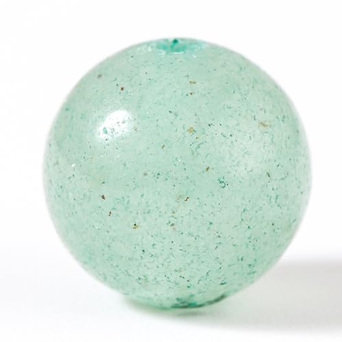 100Pcs Natural Stone 6mm Green Aventurine Round Loose Gemstone Energy Healing Beads Hole Size 1mm DIY Smooth Beads for Bracelet Necklace Earrings Jewelry Making - color: Green Aventurine, size: 6mm