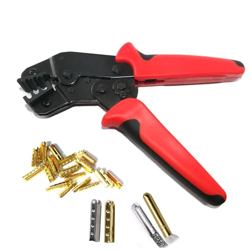 Hand Aglet Crimping Pliers, Metal Shoelace Aglets Crimper Tools for Attach Metal Sheath Aglets to the End of Laces Hoodie Shoelaces Tips DIY Installation 3.5, 4, 5 mm