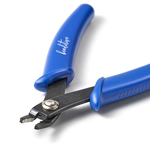 Beaditive Bead Crimping Plier for 2mm & 3mm Beads and Tubes | 5-Inch (Blue) - color: Blue
