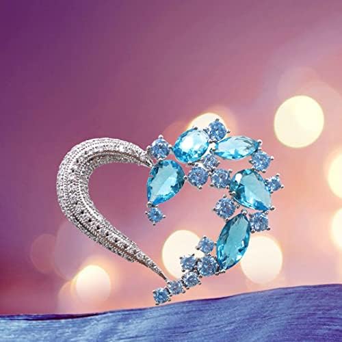 Brooch Pins for Women Girls Fashion Flower Crystal Rhinestone Pearl Jewelry