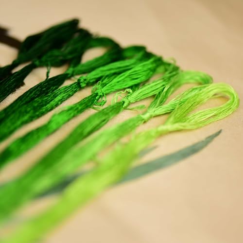 Mulberry Silk Floss Embroidery Thread Floss-Cross Stitch Threads China Silk Woven Jewelry Threads DIY Sewing Kits (01) - color: 01