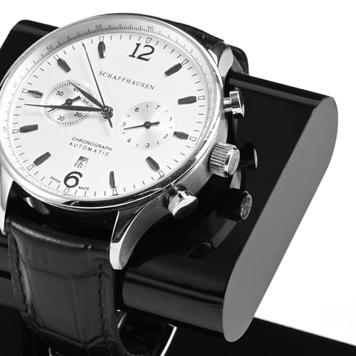 Oirlv Acrylic Jewelry Display Single Watch Stand for Men Acrylic Bracelet Watch Holder for Women (Black) - color: Black YJ12603