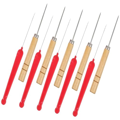 10Pcs Beading Pin Set Jewelry Making Tools Stainless Steel Household Ergonomic Easy to Use Portable Stitching Awl Practical