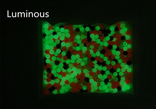 Toasis 1000pcs Colorful Luminous Glow Fishing Beads - size: 6mm
