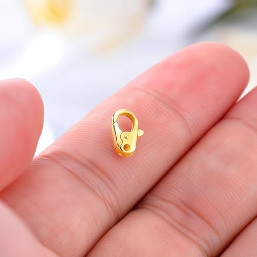 14K Yellow Gold Jewelry Clasp Necklace Extender Clasp Bracelet Extension Connector for DIY Necklace Bracelet Anklet Jewelry Making, 14K Gold Clasp for DIY Jewelry Making (Style 15) - style: Style 15