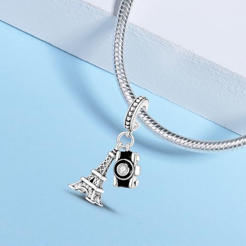 925 sterling silver bracelet necklace pendant, women's jewelry gift, dream catcher net bead pendant, suitable for original bracelets, parties, birthday jewelry gifts - color: KJC067