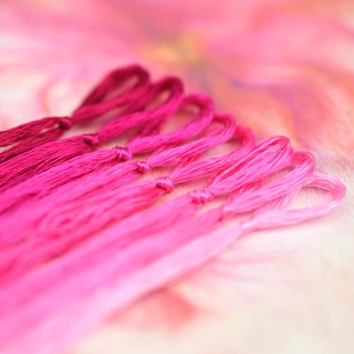 Mulberry Silk Floss Embroidery Thread Floss-Cross Stitch Threads China Silk Woven Jewelry Threads DIY Sewing Kits (106) - color: 106
