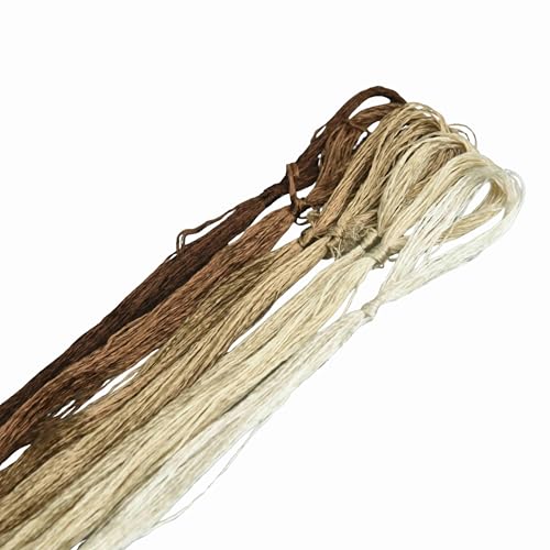 Mulberry Silk Floss Embroidery Thread Floss-Cross Stitch Threads China Silk Woven Jewelry Threads DIY Sewing Kits (105) - color: 105