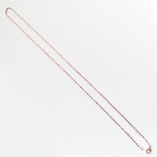 10 Pieces - 17.5inch 16K Rose Gold Plated Finished Cable Chain Necklace Bulk Discount Jewelry Supply - 10PCHN (Rose Gold)