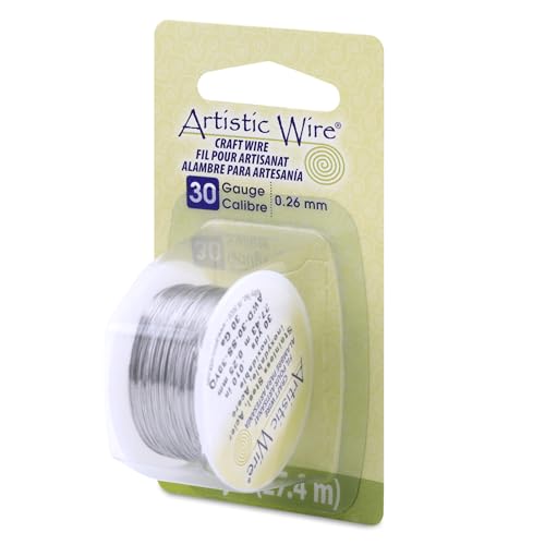 Artistic Wire, 30 Gauge Stainless Steel Craft Wire, 30 yd - size: 30 Gauge, style: Dispenser Spool