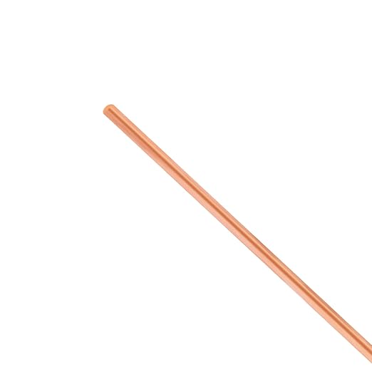 6 Gauge/ 4.1 mm 12.5 Feet 1 Pound 99.9% Dead Soft Copper Wire for Electroculture Gardening, Jewelry Making, Beading, Science Projects
