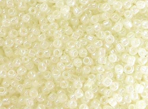 Seed Beads Size:11/0 50 gr / 1.76 oz (Off White Pearl) - color: Off White Pearl