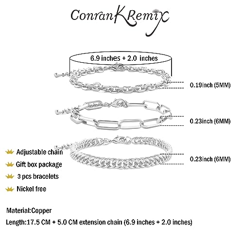 Waterproof Gold Chain Bracelet For Women Non Tarnish,14K Gold Plated Link Dainty Bracelets Stake Layered Bracelet Set Hypoallergen Gold Jewelry - color: Style-10