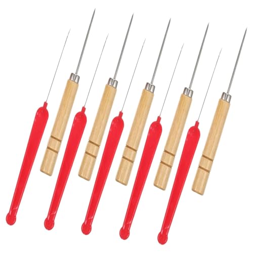 10Pcs Beading Pin Set Jewelry Making Tools Stainless Steel Household Ergonomic Easy to Use Portable Stitching Awl Practical