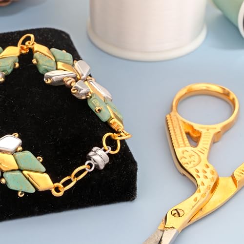 The Beadsmith Silver-Plated Clasps – Brass Jewelry Findings, 6 x 4.5 mm, 36 Set - color: Silver