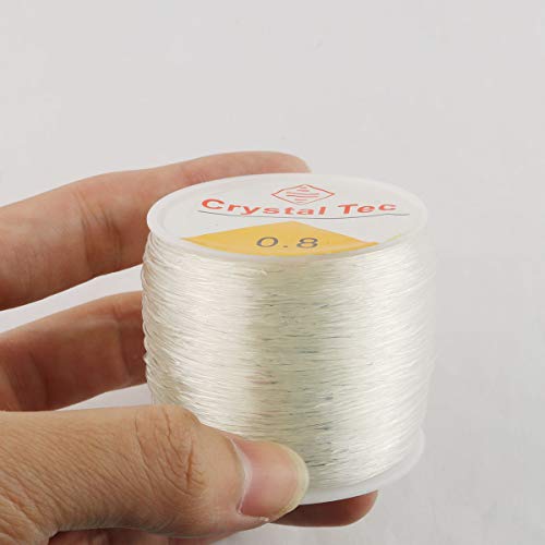 E-outstanding Beading Wire Stretch Thread 100m/Roll 0.8mm Elastic Crystal Line Cord String Rope for Jewelry Making Supply DIY Necklace Bracelet