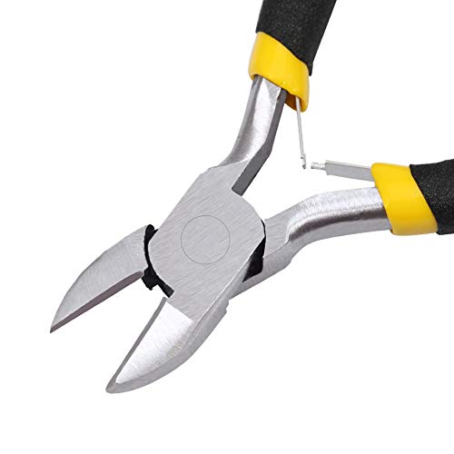 Diagonal Cutting Pliers 4 Inch Mini Diagonal Nippers Beading Pliers for Jewelry Making Precision Handcraft DIY Hand Tool - size: Diagonal Cutting