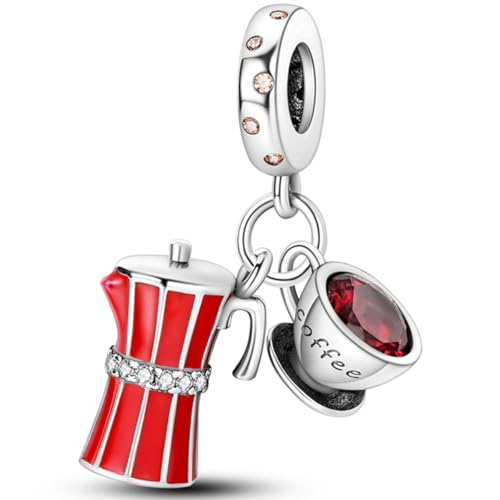 925 sterling silver bracelet necklace pendant, women's jewelry gift, dream catcher net bead pendant, suitable for original bracelets, parties, birthday jewelry gifts - color: KJC794