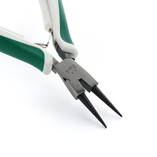 2Pcs Round Nose Pliers Jewelry Fine Round Needle Long Nose Pliers (5-Inch)