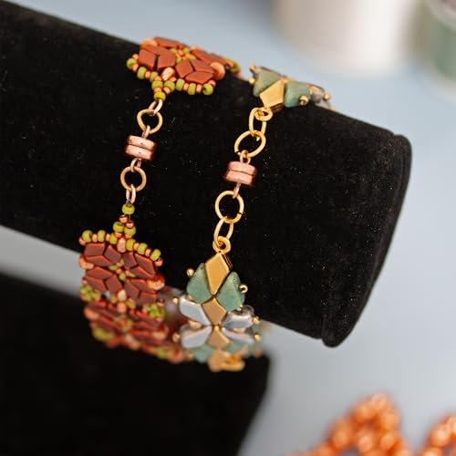 The Beadsmith Copper-Plated Clasps – Brass Jewelry Findings, 6 x 4.5 mm, 36 Set - color: Copper