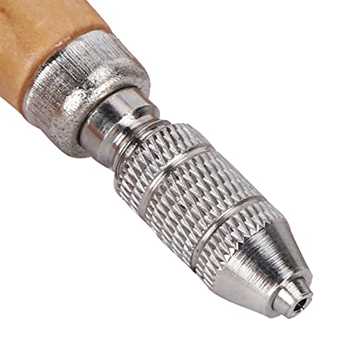 Single End Pin Vise, 3 Set Graver Type Chuck Single End Lock Nozzle Pin Vise Gold Jewelry Production Making Tool For Carving DIY Woodworking Electronic Assembly Model Making