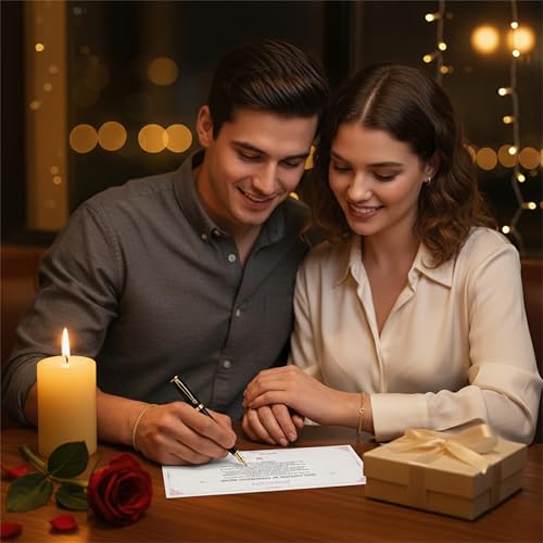 Mother’s Day Gift – Permanent Bracelet Kit with Love Vow Card, 316L Stainless Steel Chain & 925 Silver Heart Clasp, Handcrafted, Ideal for Anniversary & Romantic Date Night - color: Rose Gold + Black 1