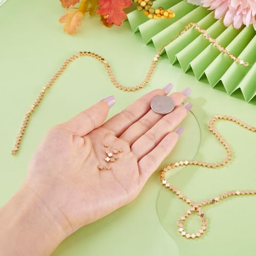 202 Pcs Hematite Cross Beads for Jewelry Making 4mm Natural Gemstone Hematite Beads Small Cross Crucifix Bead Charms for Women Men Bracelet Necklace Jewelry Making - color: Light Gold-Hematite