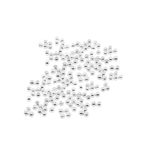 Beadalon Crimp Beads, Size #0, Silver Plated, 1.5 g, Approx. 200 pc - color: Silver, size: Size #0, 200 pc
