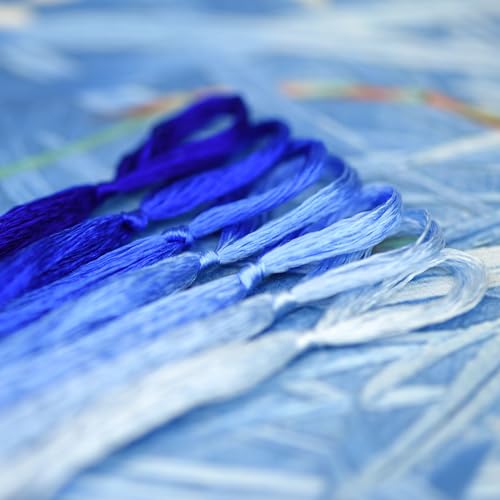Mulberry Silk Floss Embroidery Thread Floss-Cross Stitch Threads China Silk Woven Jewelry Threads DIY Sewing Kits (110) - color: 110
