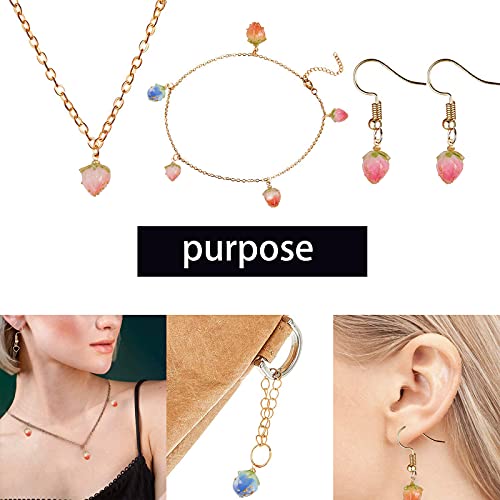 SUNNYCLUE 1 Box 10Pcs 5 Styles Dried Flower Charms Transparent Clear Epoxy Resin Pendants with Brass Hole 1.2mm Glass Micro Beads for DIY Earrings Bracelet Necklace Jewelry Accessories Gift Supplies