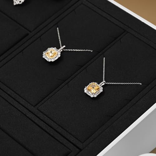 Oirlv Microfiber 9 Slots Jewelry Ring Display Tray Travel-Friendly Modular Jewelry Tray - style: P13705
