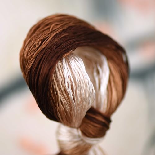 Mulberry Silk Floss Embroidery Thread Floss-Cross Stitch Threads China Silk Woven Jewelry Threads DIY Sewing Kits (60) - color: 60
