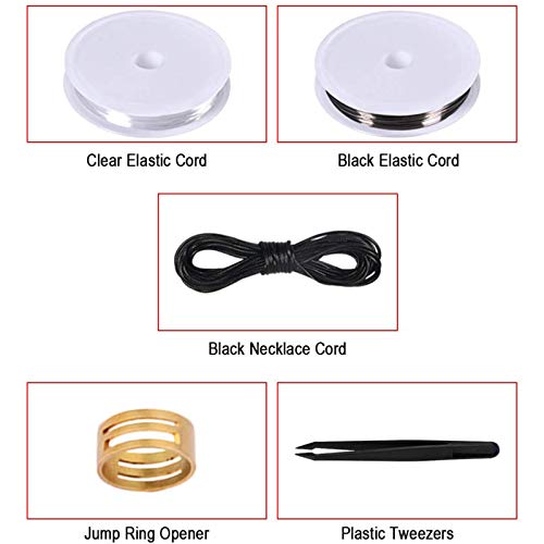 anezus Jewelry Repair Kit with Jewelry Pliers, Jewelry Making Tools, Beading String and Jewelry Making Supplies for Jewelry Repair, Jewelry Making and Beading