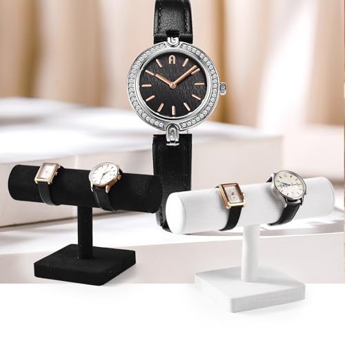 Oirlv Linen T-bar Bracelet Watch Organizer Display Stand Professional Jewelry Bracelet Display for Selling (Creamy-white,Linen) - color: Creamy-white,Linen