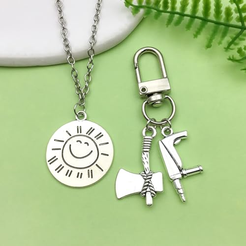 Sailanzi 45pcs Ancient Silver Father's Day Series Set Hammer, Wrench, Screwdriver Jewelry Making DIY Keychain Earrings Pendant Various Design Charms for Jewelry Making Bracelets Necklace(SN790) - color: SN790