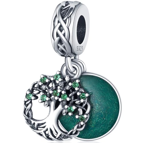 925 sterling silver bracelet necklace pendant, women's jewelry gift, dream catcher net bead pendant, suitable for original bracelets, parties, birthday jewelry gifts - color: PAC024