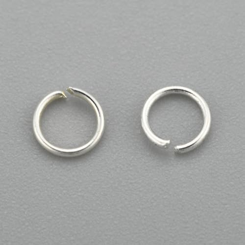 HDSupplies 100 Pieces - 304 Silver Tone Stainless Steel Jump Rings - 3.5mm - 24 Gauge (0.5mm Thickness) - color: Silver Tone Stainless Steel, size: 3.5mm / 0.5mm Thick / 24 Gauge