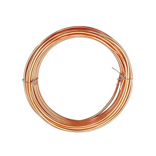 10 Gauge Soft Soild Copper Wire, 34 ft 1LB Spool, 99.9% Pure for Electroculture Gardening, Jewelry Making, Beading, Science Projects - size: 10GA