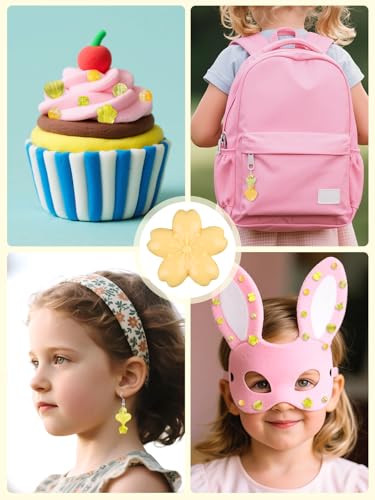150PCS Acrylic Pastel Beads for Jewelry Making, Kalolary Colorful Bow Butterfly Flower Kawaii Plastic Candy Heart Cute Macaroon Aesthetic Beads for Bracelet Necklace DIY Supplies (Yellow) - color: Yellow