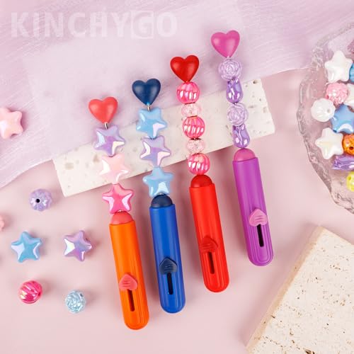 10 Pack Beadable Letter Openers Blanks Heart Metal Beaded Envelope Opener for Slitter Mail 10 Colors - color: 10 Colors