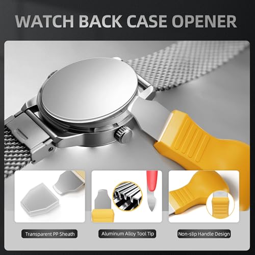 Singcci Watch Repair Kit, 151 PCS Professional Watch Battery Replacement Tool Kit, Watch Strap Bracelet Removal Tool with Carrying Case and Instructions